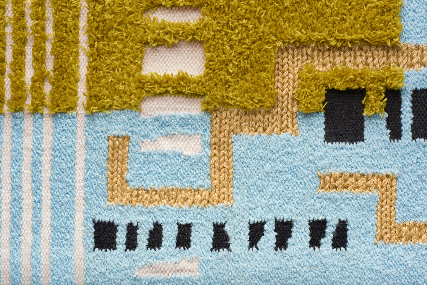 Dipsea Sky close up view of mat texture