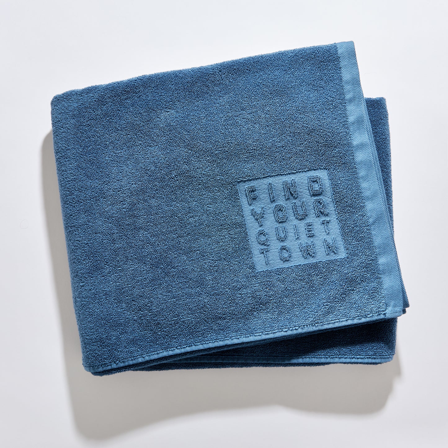 Quiet Towel Atlantic top shot folded