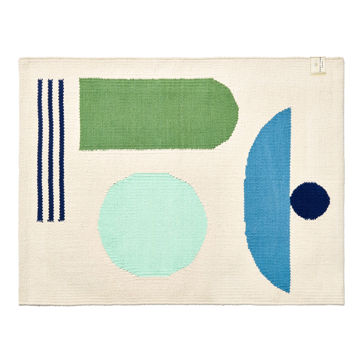 Arco High Bath Rug top shot flat on the floor
