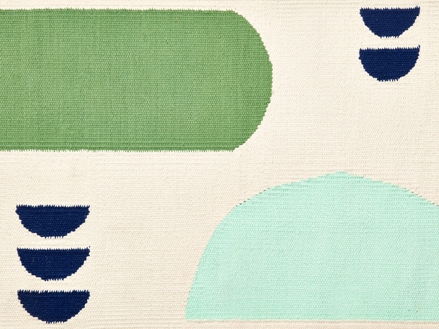 Arco High Bath Rug close up view of mat texture