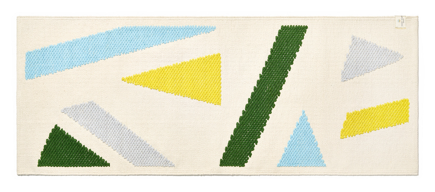Ataco Sky Bath Rug runner top shot flat on the floor