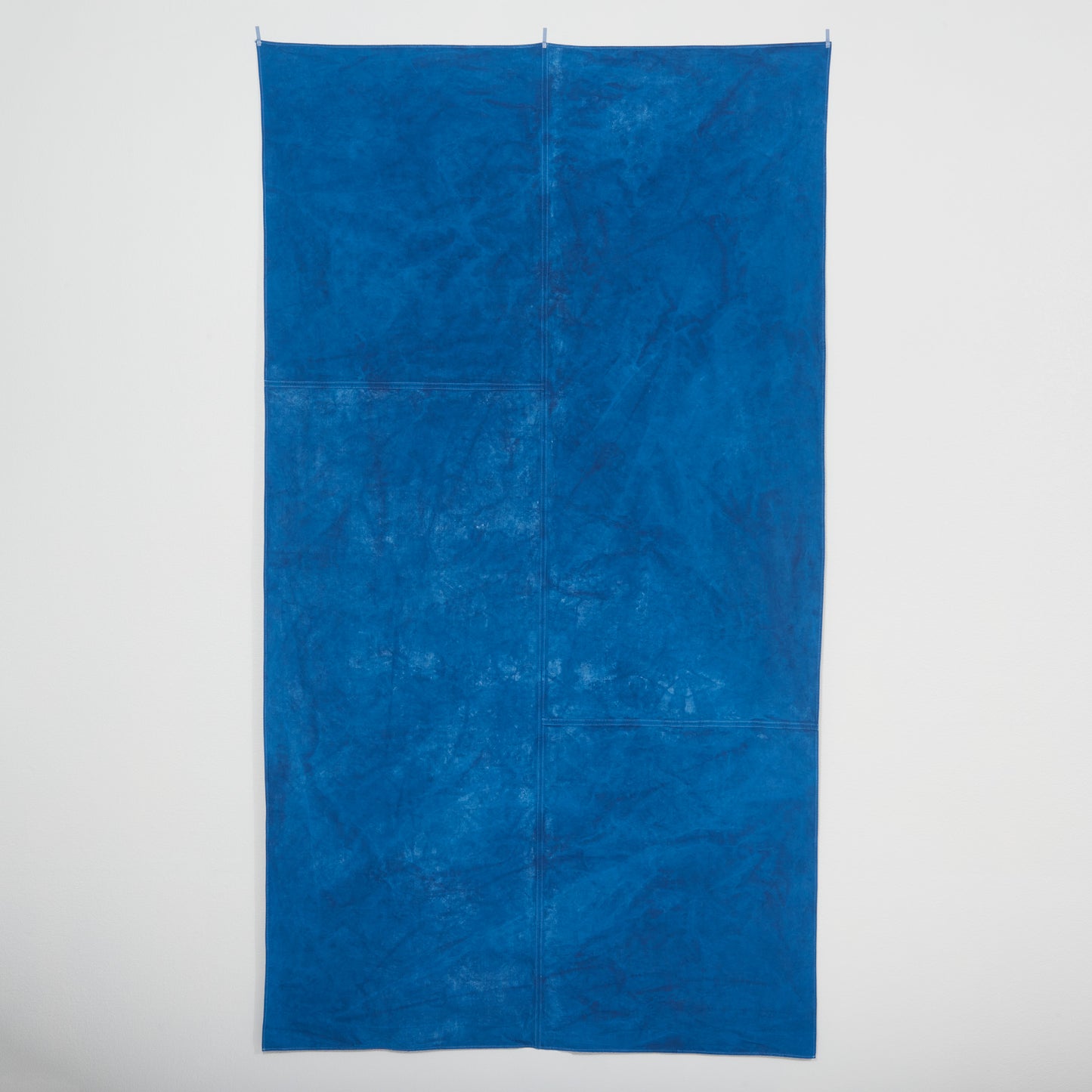 Naturally Dyed Tablecloth for 8 in Indigo top shot