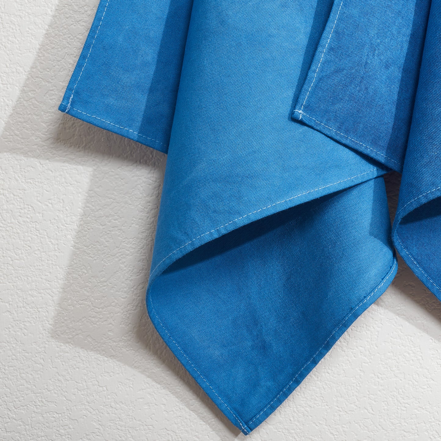 Naturally Dyed Napkins in Indigo detail view of texture