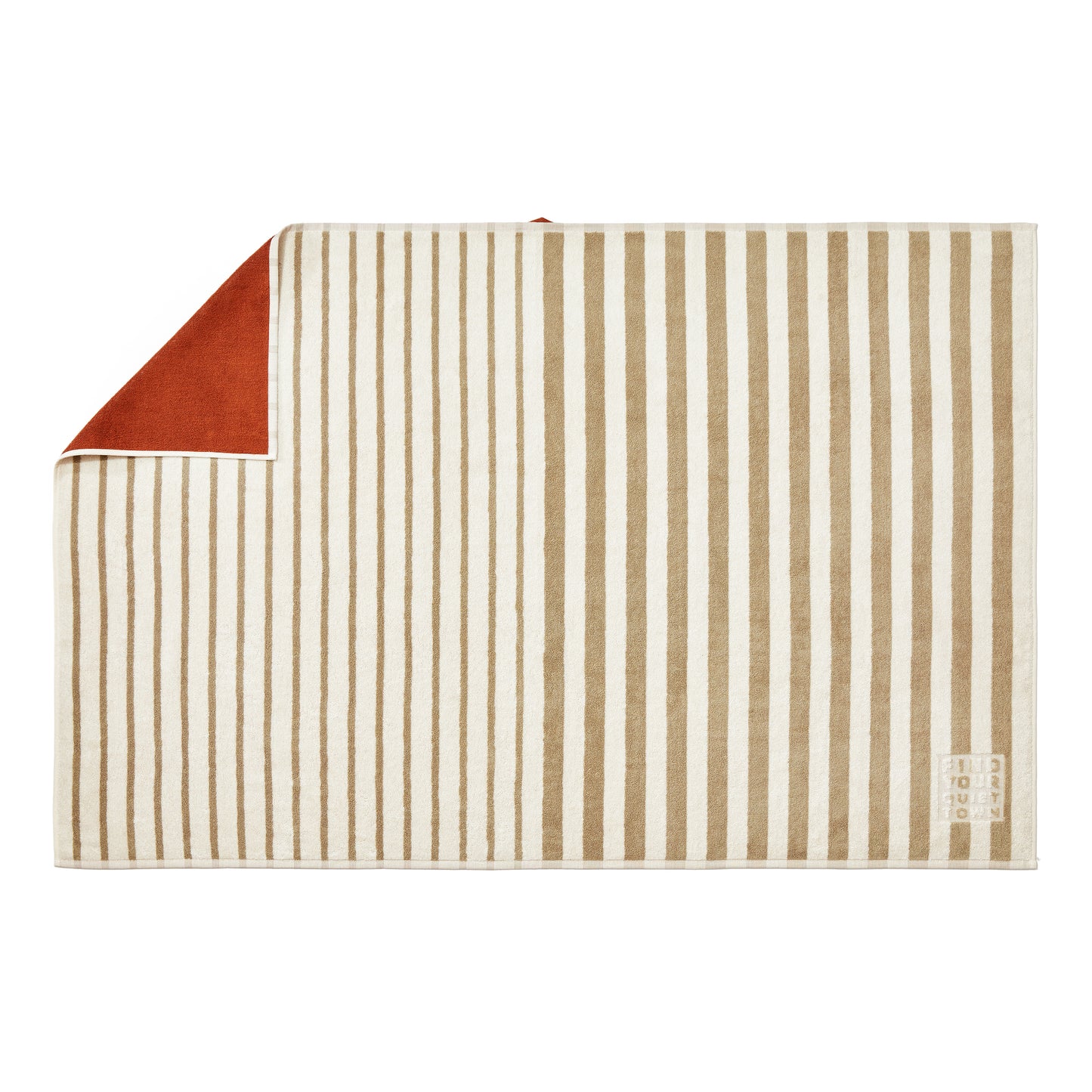 Ojai Towel Desert top shot flat on floor