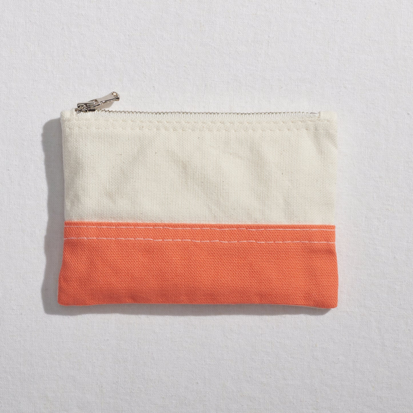 Re:Canvas "Threes" Pouch in Hesse front view of small pouch