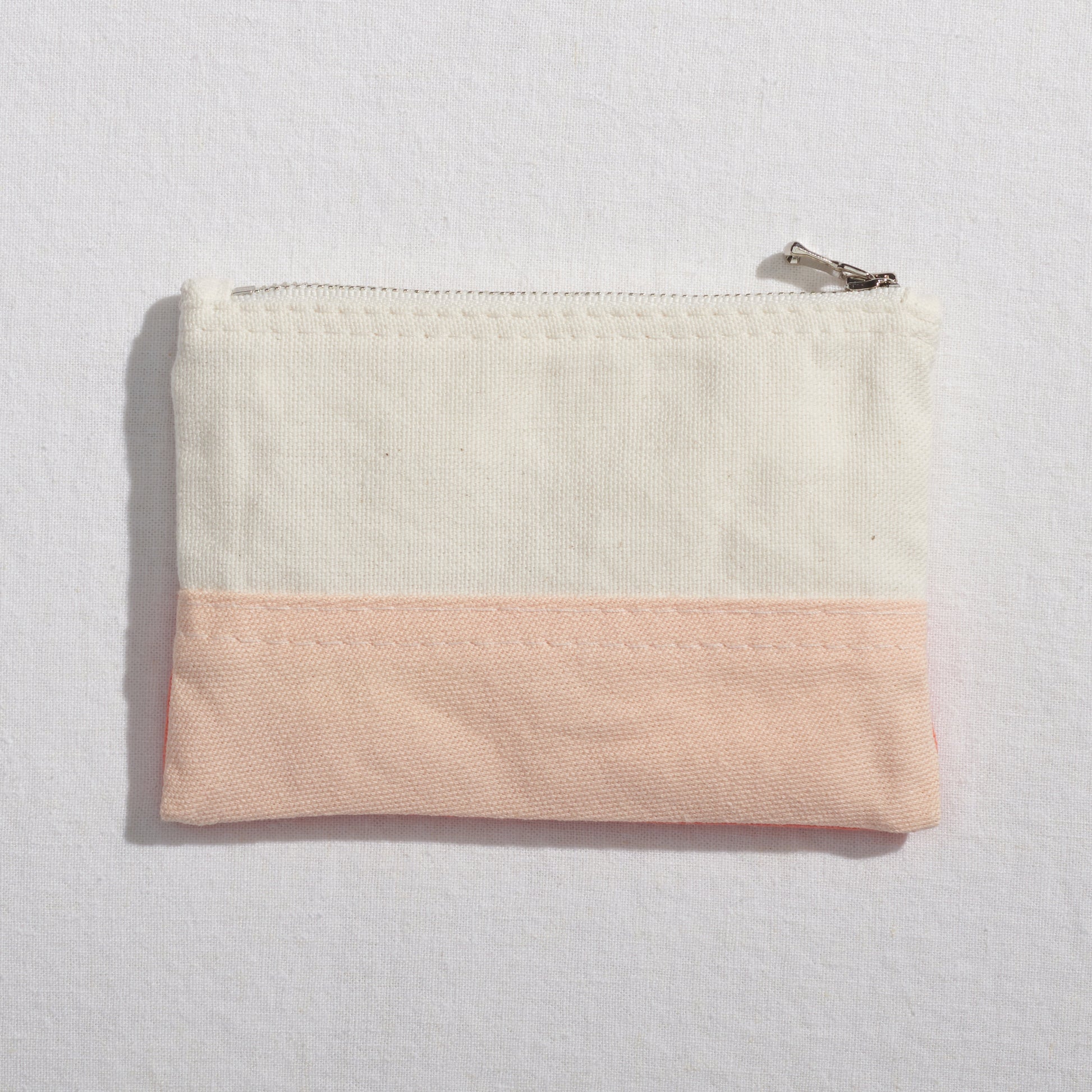Re:Canvas "Threes" Pouch in Hesse back view of small pouch
