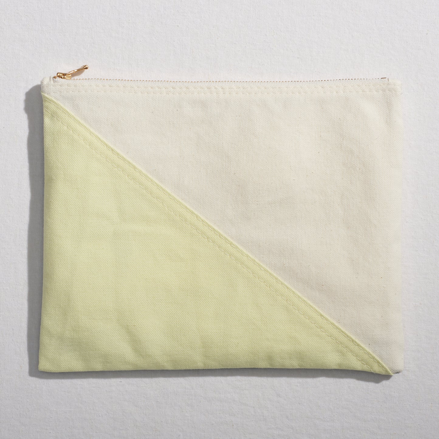 Re:Canvas "Threes" Pouch in Desert back view of large pouch