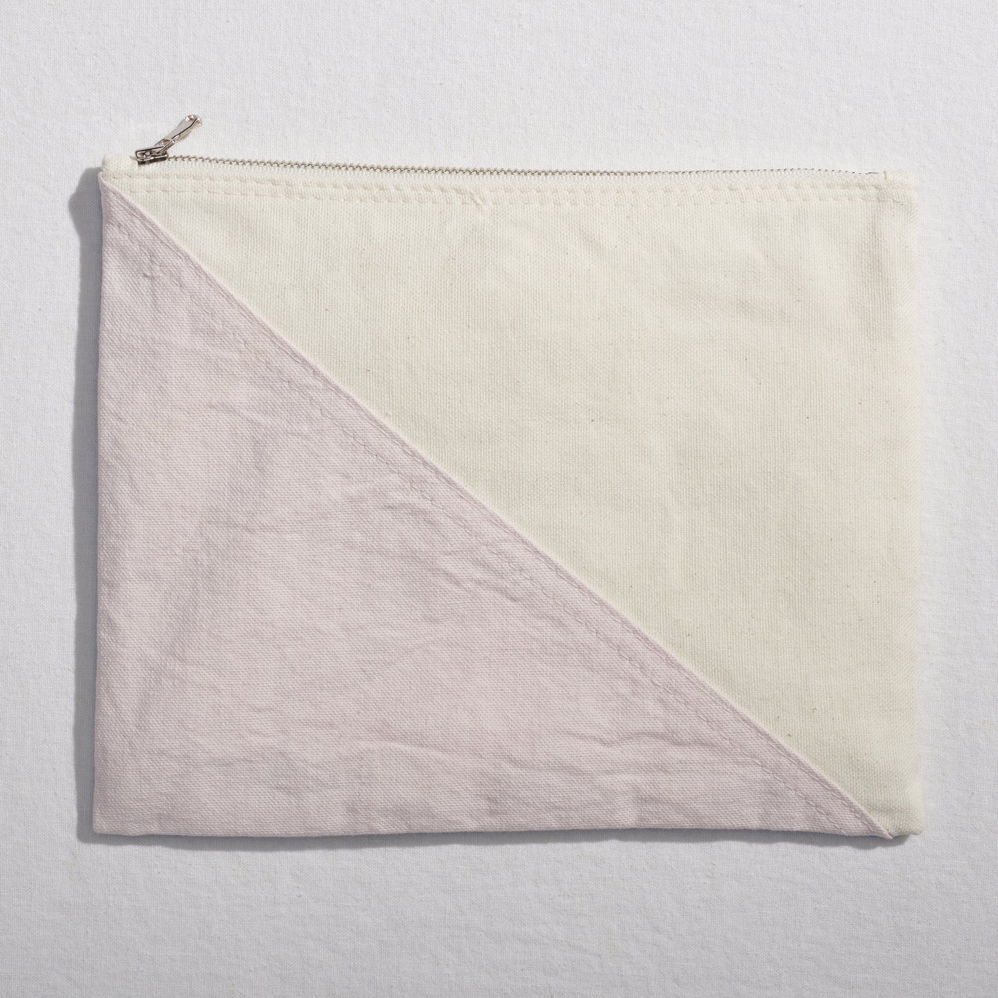 Re:Canvas "Threes" Pouch in Hesse back view of large pouch