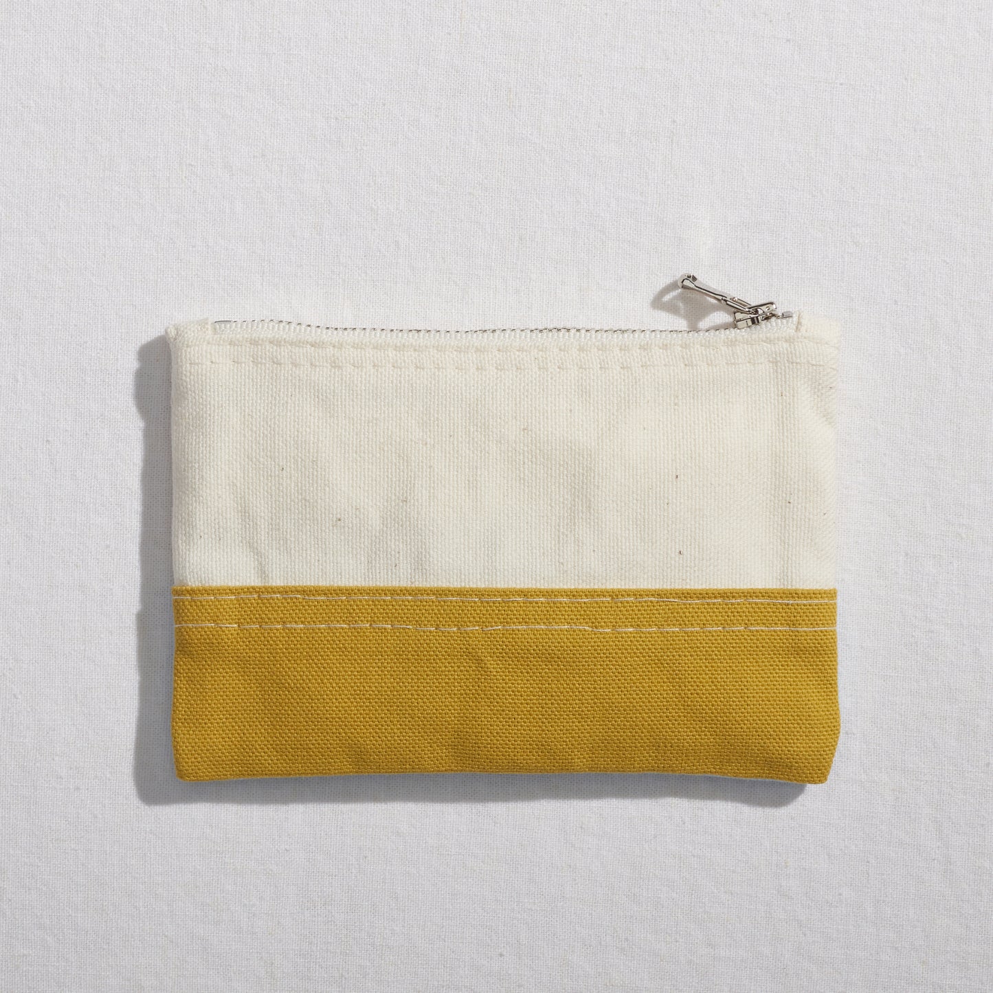 Re:Canvas "Threes" Pouch in Hesse back view of small pouch