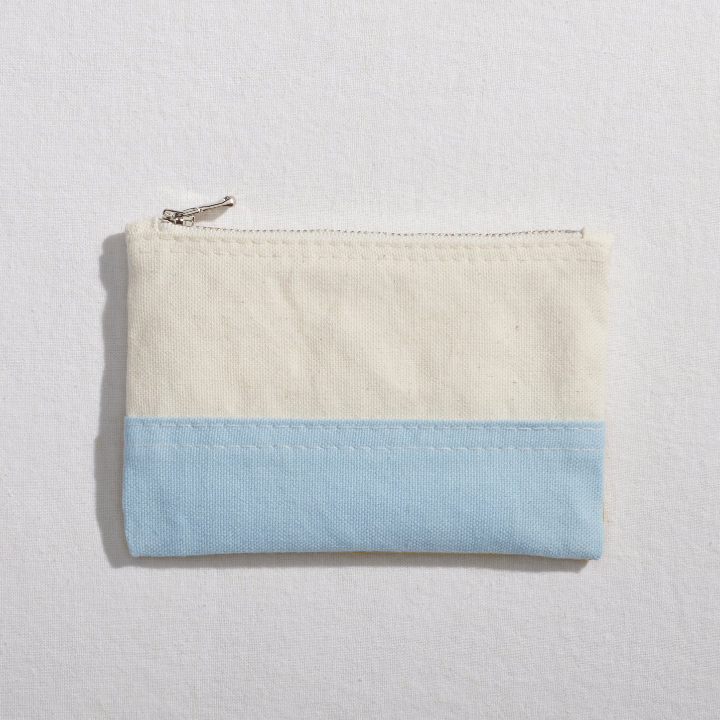 Re:Canvas "Threes" Pouch in Hesse front view of small pouch