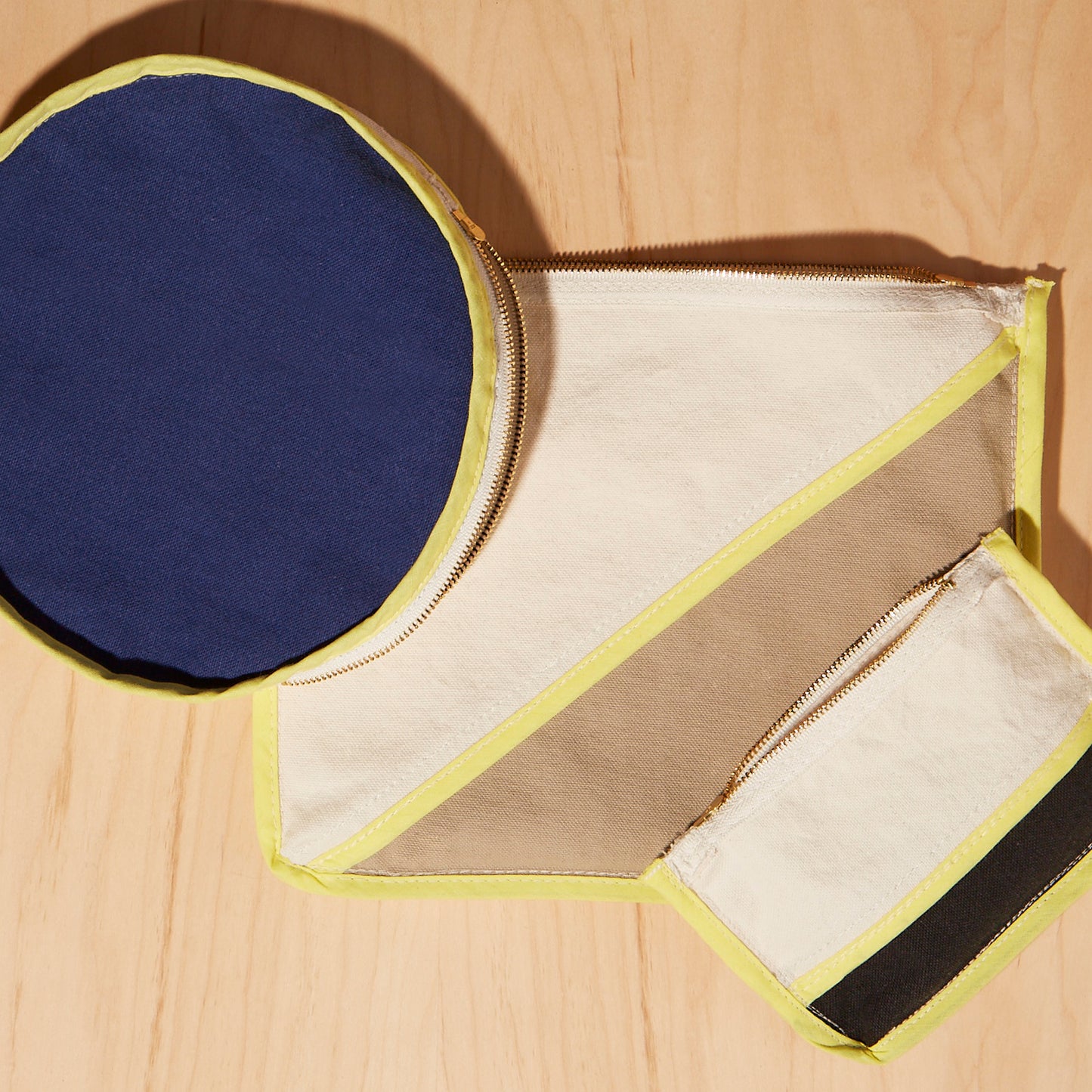 Re:Canvas "Threes" Pouch in Dusk top shot