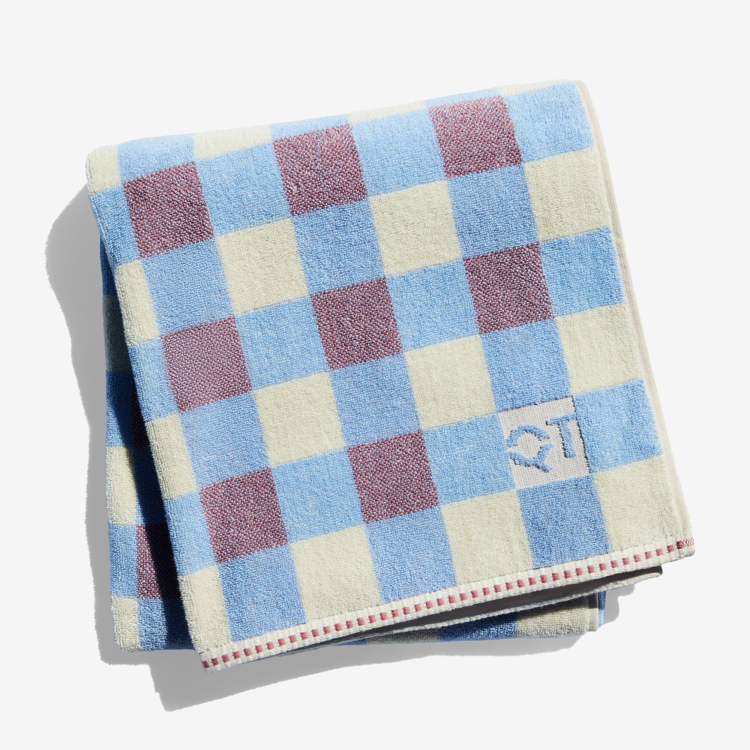 Catalina Bath Sheet | Blue Cotton Bath Towel | Quiet Town
