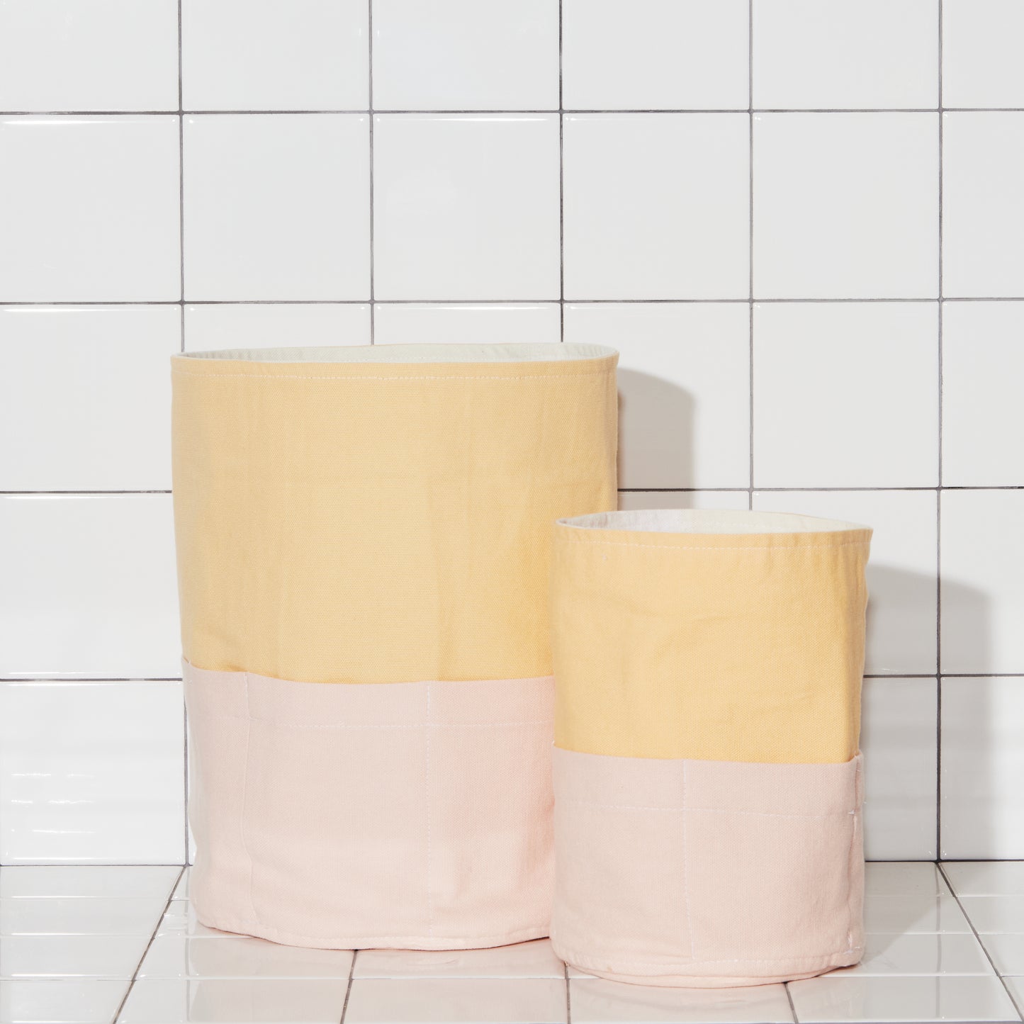 Re:Canvas Cantaloupe Reversible Stash Bin Set