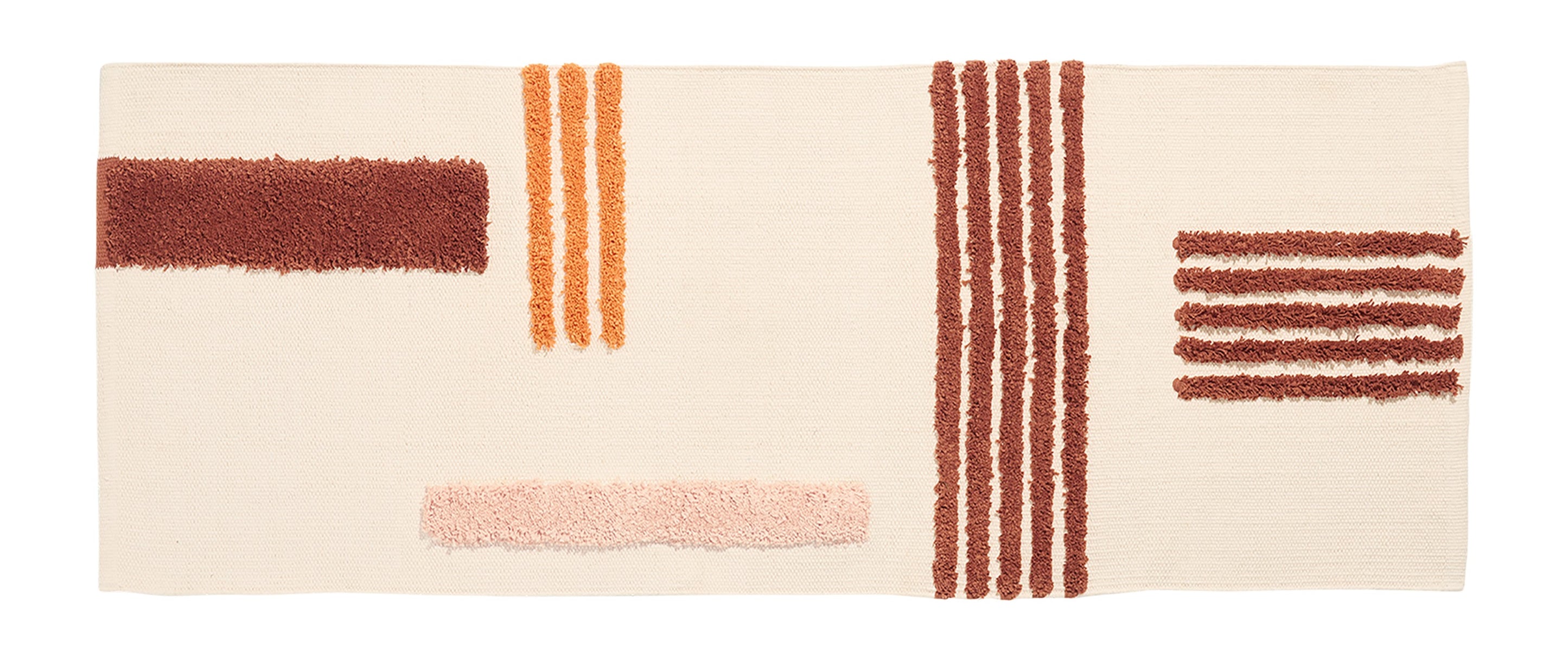 Reyes Clay | Orange Cotton Bath Rug | Quiet Town