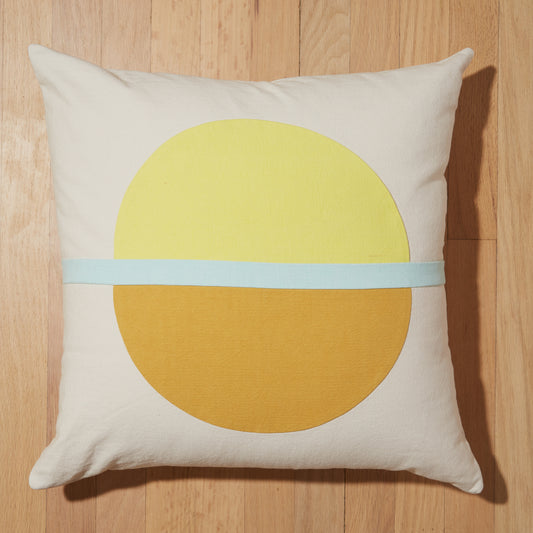 Re:Canvas Arco Canyon Square Pillow Top shot on floor