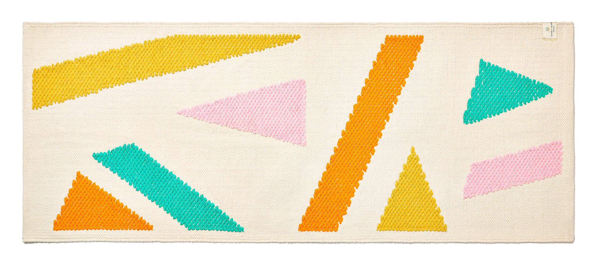 Ataco Canyon Bath Rug runner top shot flat on the floor