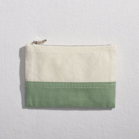 Re:canvas "Threes" Pouch in Driftwood