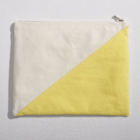 Re:Canvas "Threes" Pouch in Cloud