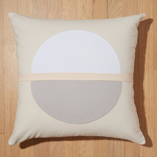 Re:Canvas Arco Sand Square Pillow