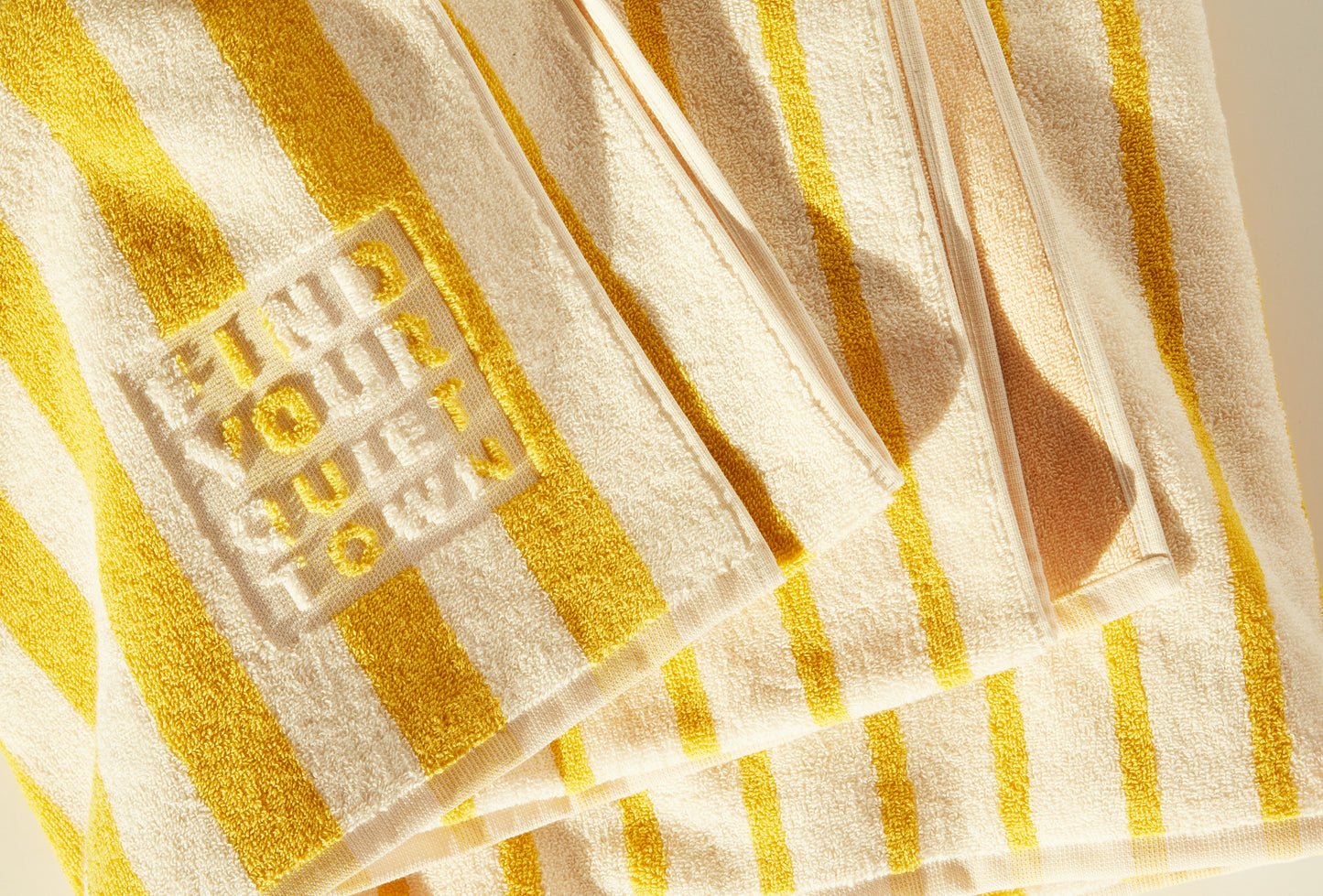 Quiet Towel Hike, Yellow Bath Towel