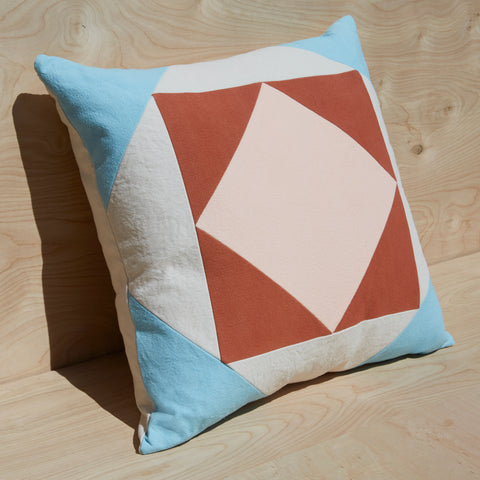 Re:canvas Arco High Square Pillow – Quiet Town