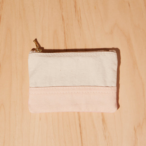 Re:canvas "Threes" Pouch in Sunset